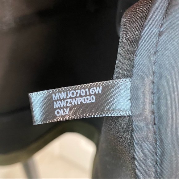 MARC NY Faux Suede Moto Jacket - Olive Green - Picture 10 of 12